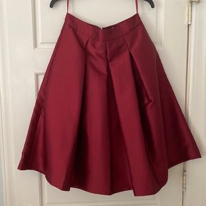 Eliza J Red Skirt